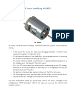 8051 DC Motor Interfacing