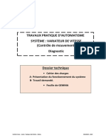 Cahier Des Charges Variateur de Vitesse (Contrôle de Mouvement)