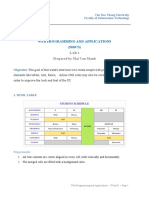 Web Programming and Applications (503073) : Lab 1 Prepared by Mai Van Manh