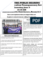 Leaflet For Public Hearing