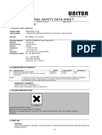 Material Safety Data Sheet: Penetron Plus