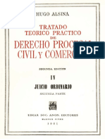 Alsina-Tratado Teórico Práctico de Derecho Procesal Civil y Comercial-T 4-Juicio Ordinario-2a Ed. 1961