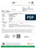 03-12-2021 7:59 Am Covid-Sudharma Lab Wandoor: Molecular Biology Report