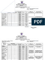 GRADE 1 Teacher Monitoring Summary 2021 2022