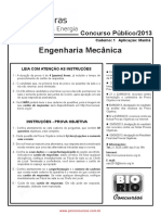 Bio Rio 2013 Eletrobras Engenharia Mecanica Prova