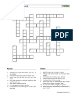 B1 Food - Crossword TOP016: WWW - English-Practice - at