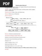 Volumetric Analysis-Oxalic Acid