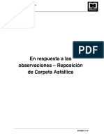 Plan Del Levantamiento de Observaciones