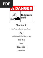 Chemistry Form 4 Chapter 9: Manufactured Substances in Industry