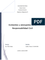 Causas o Circunstancias Eximentes de La Responsabilidad Civil