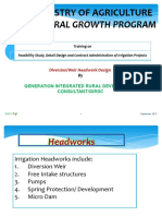 Headwork (Diversion Weir) Design - For AGP SSIP-by AberaChala