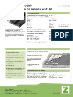 Fiche Technique Toile de Protection Racines WSF 40