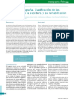 Estudio de La Agrafia Clasificación de Las Alteraciones de La Escritura y Su Rehabilitación