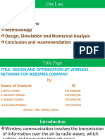 Title Page Introduction Literature Review Methodology Design, Simulation and Numerical Analysis Conclusion and Recommendation