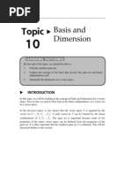 Basis and Dimension