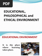 Educational, Philosophical and Ethical Environment by Ameneoden L. Norodin (Maed - Ssa 1)