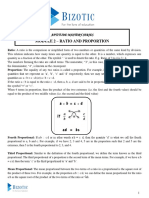 Module 2A - Ratio and Proportion Student Handout