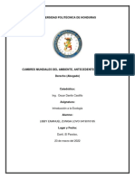 Informe Sobre La Cumbres Mundiales Del Ambiente, Antecedentes