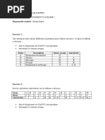 L1-GPL - TD Diagramme de GANTT