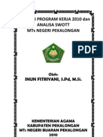 Evaluasi Program Kerja MTs N PKL 2010