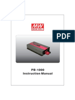 PB-1000 Instruction Manual