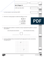 Year 4 Reasoning Test Set 3 Paper A: Seven Thousand and Seventeen Seven Thousand and Seventy