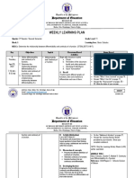 Weekly Learning Plan Basic Calculus Week 6