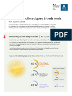 Tendances Climatiques de Mai À Juillet