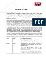 Demystifying Union Budget 2011-2012