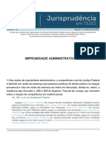 Jurisprudencia em Teses 187 - Improbidade Administrativa IV