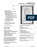 Cadet 6' X 42" Whirlpool and Bathing Pool 2774.018W Whirlpool