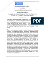 VF Resolución Unica de Transporte Terrestre