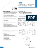 Automatic Changeover With Current Limiter: Iaccl