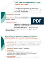 Sindromes Semiologicos Respiratorios