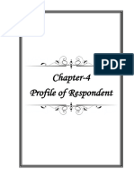 Chapter-4 Profile of Respondent