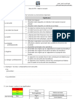 Série de TD - Santé Et Sécurité: Expression Signification