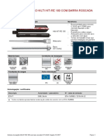 Informacao Tecnica Da Ancoragem HIT RE 100 Com Barra Roscada HIT V HAS Informacao Tecnica ASSET DOC LOC 8003989