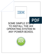 AIX Installation Steps