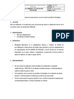 CE - P33 - Procedimiento de Disciplina Operativa