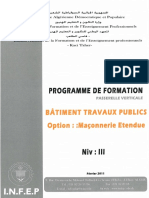 BTP 0713P1 - Maçonnerie Etendue III