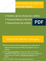 Títulos de Crédito Diapositivas