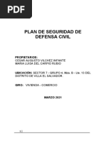 Plan de Seguridad de Defensa Civil 1