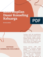 Keterampilan Dasar Konseling Keluarga