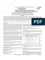 In Vitro Evaluation of The Pharmaceutical Equivalence of Phenoxymethylpenicillin Tablet Formulations Available in Bangladesh