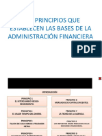 Principios Que Establecen Las Bases de La Administración Financiera