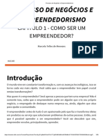 Processo de Negócios e Empreendedorismo