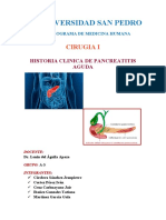 Historia Clinica de Pancreatitis Aguda