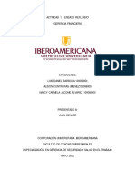 Actividad 1 Ensayo Reflexivo Gerencia Financiera