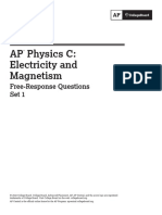 AP Physics C: Electricity and Magnetism: Free-Response Questions Set 1