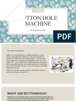 Button Hole Machine